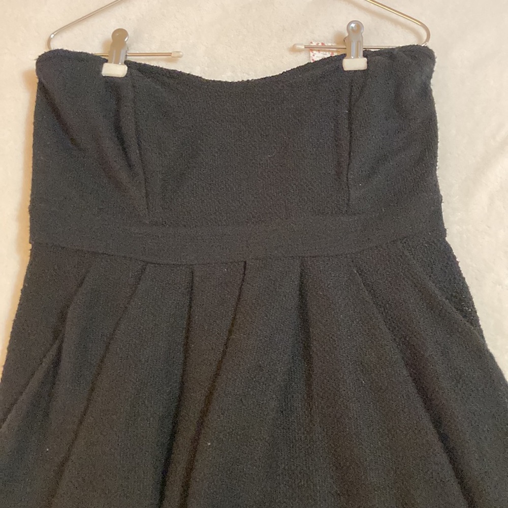 Free People, strapless, black mini with pockets, size 12 NWT - Picture 4 of 10